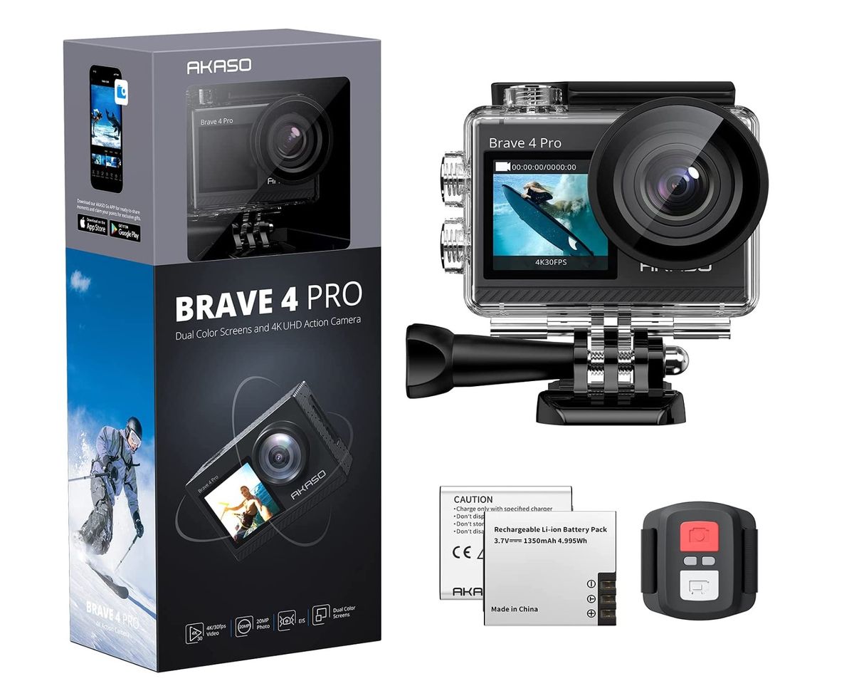 Brave 4 Pro 4K30 Action Camera 131ft Waterproof Camera
