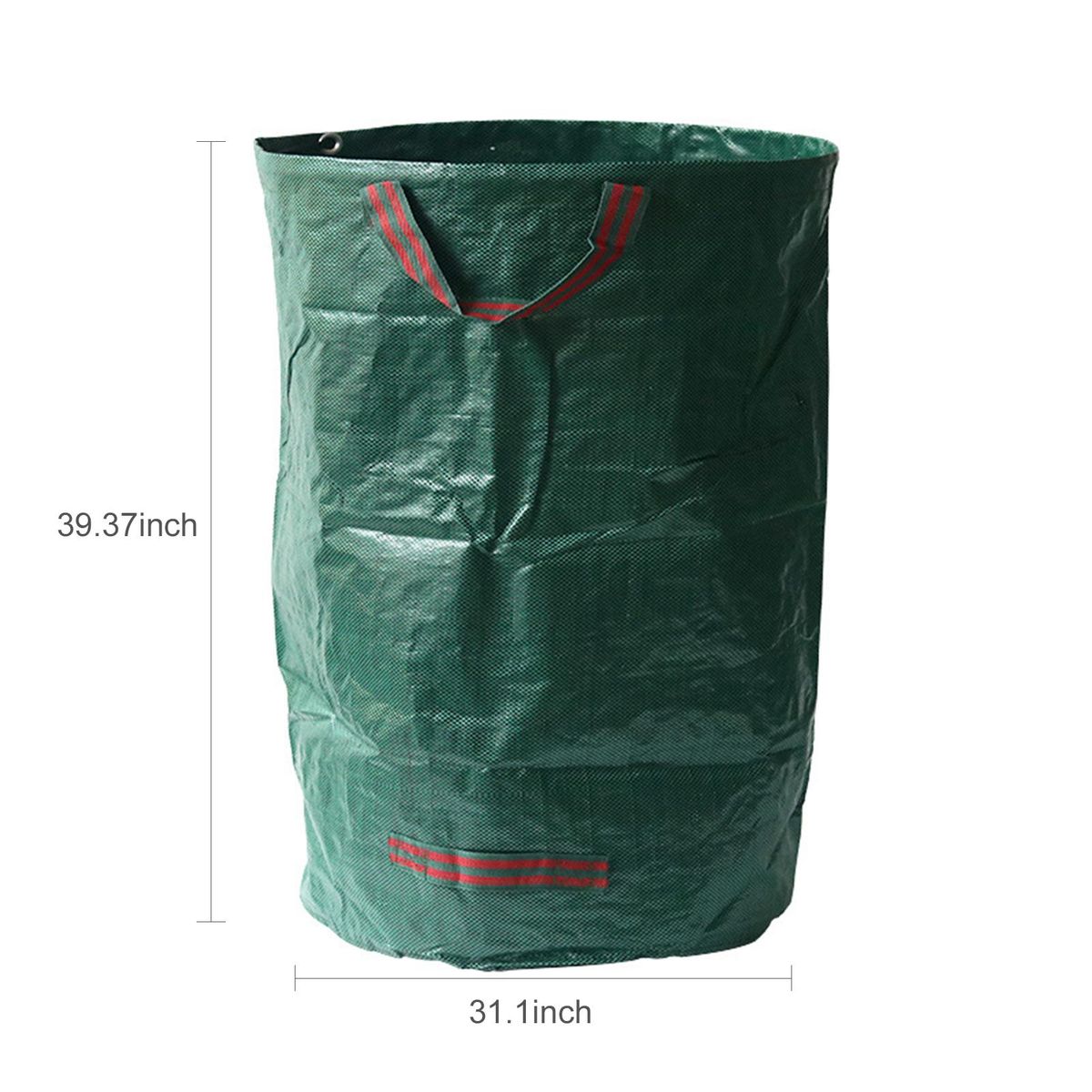 132 Gallons Garden Bag Garden Waste Bags Reusable Leaf Bags Waste Container Gardening Bags Landscaping Yard Waste Bags for Gardening Lawn Pool Waste Bin
