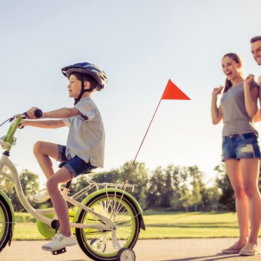 Safety Flag Children Bike Safety Triangular Flag With