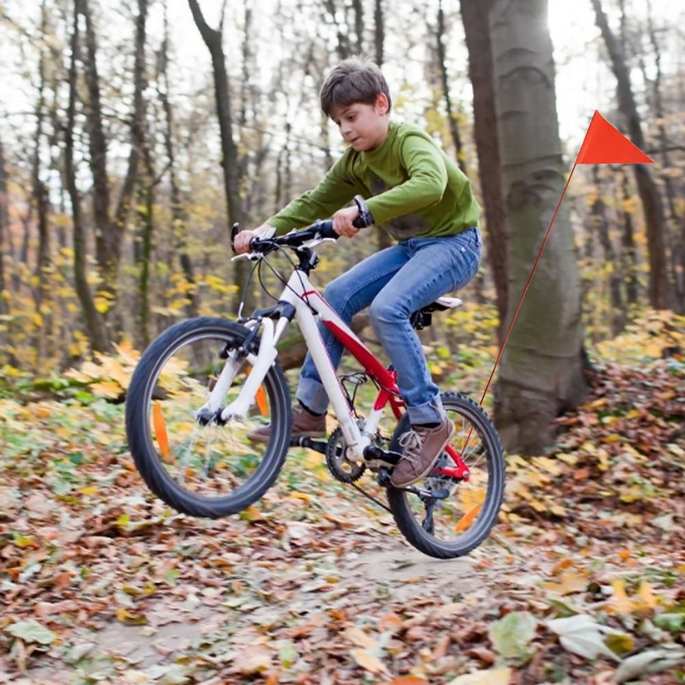 Safety Flag Children Bike Safety Triangular Flag With