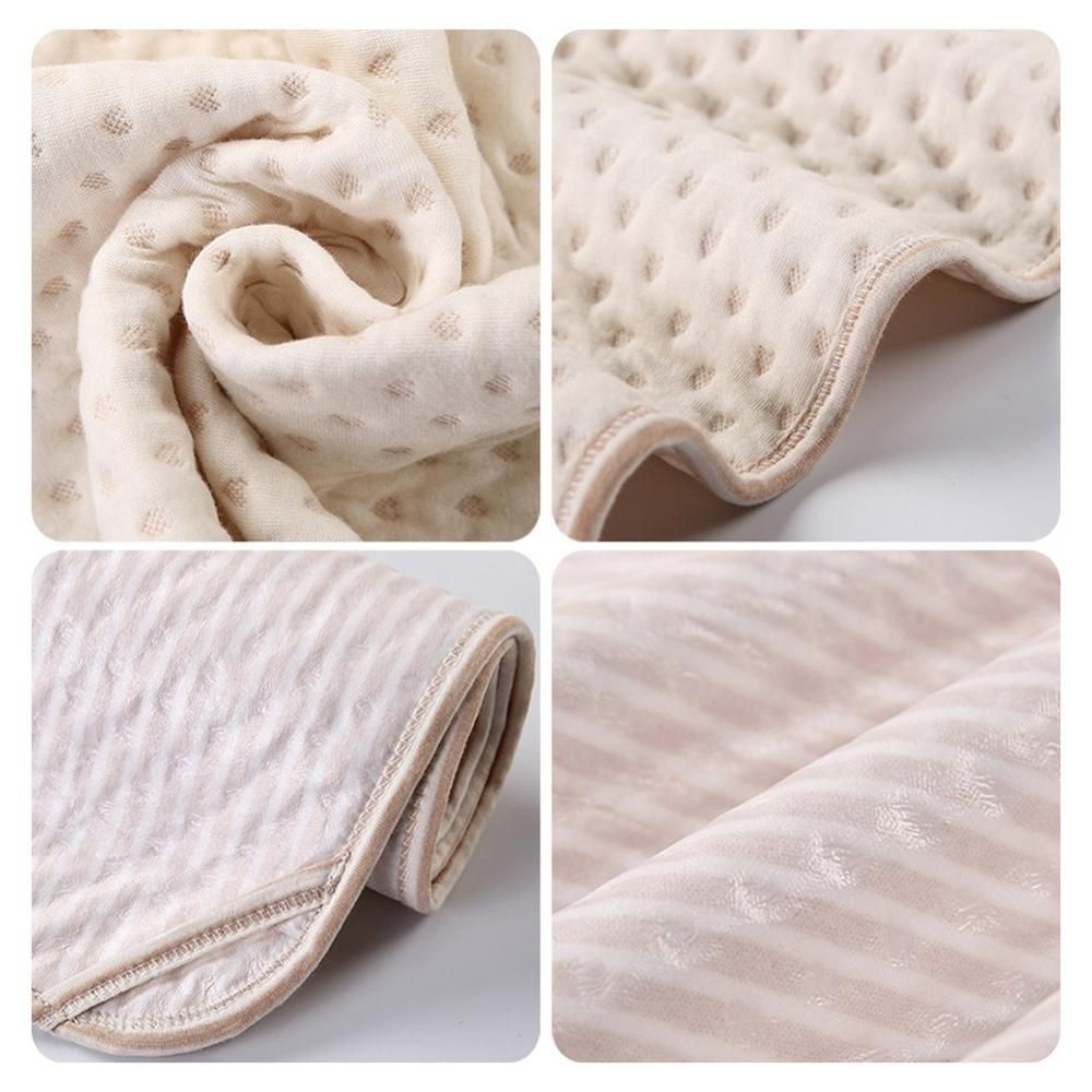 Organic Colorful Cotton Diaper Bed Pad Waterproof Absorbent