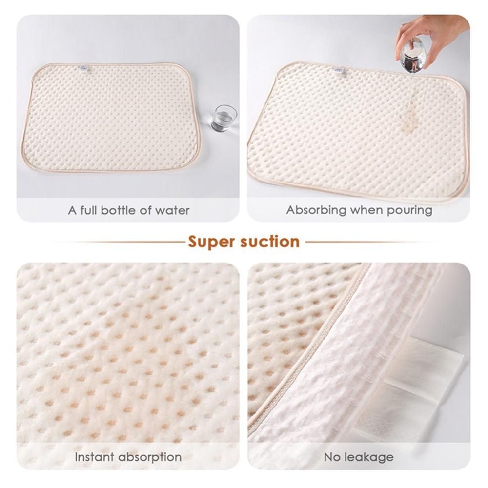 Organic Colorful Cotton Diaper Bed Pad Waterproof Absorbent