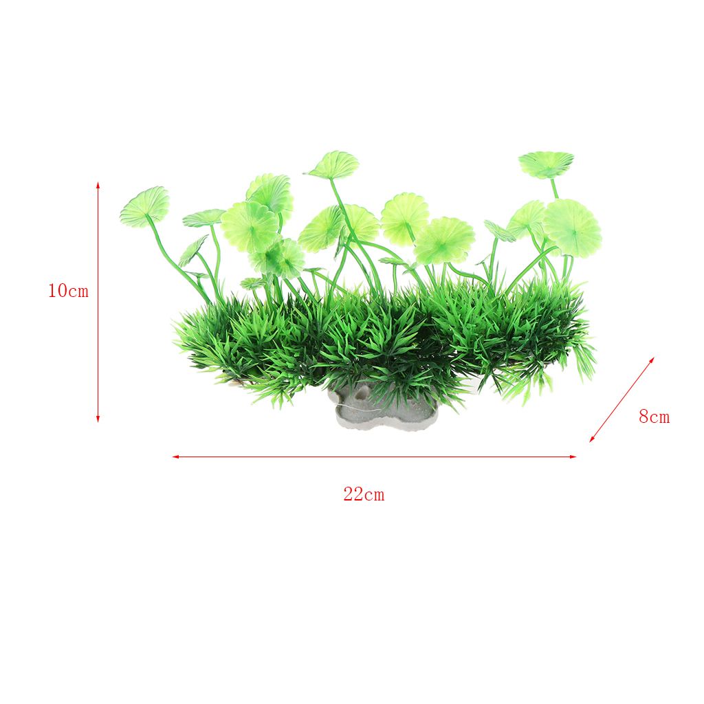 2pcs Artificial Grass   Tank Aquatic Simulation Plant Ornament