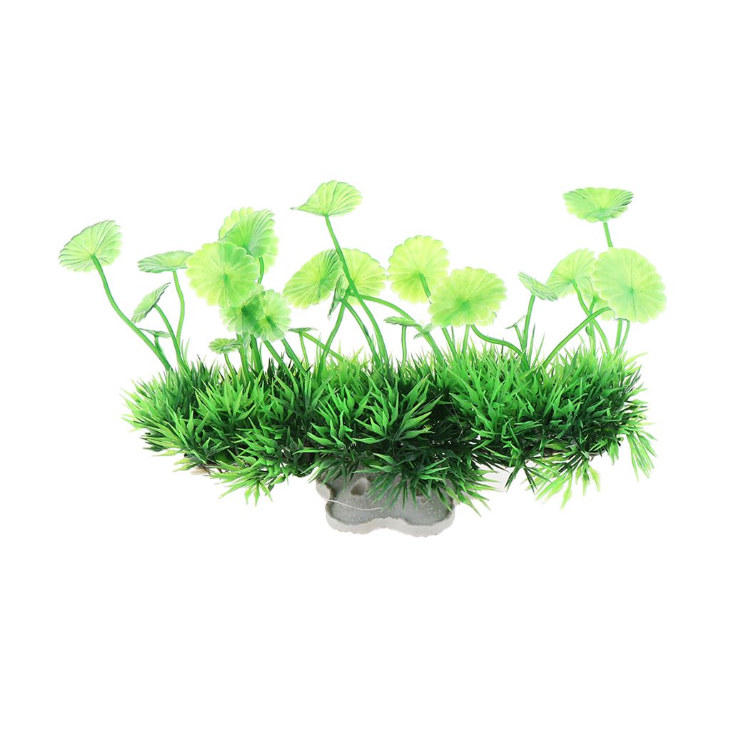 2pcs Artificial Grass   Tank Aquatic Simulation Plant Ornament