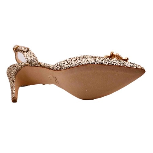 Luxury Gold Shoe And Bag