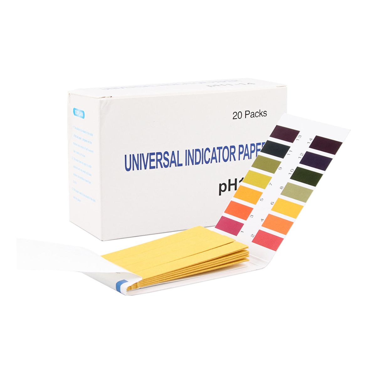 20 Pack Full Range PH 1-14 Test Paper Universal Litmus