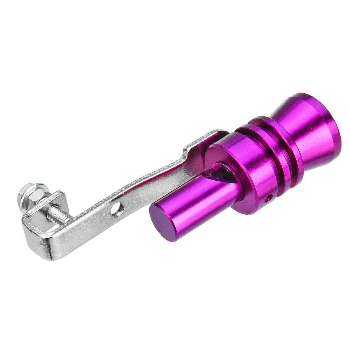 L Turbo Sound Exhaust Muffler Simulator Pipe Blow-Off Valve Tailpipe Purple L