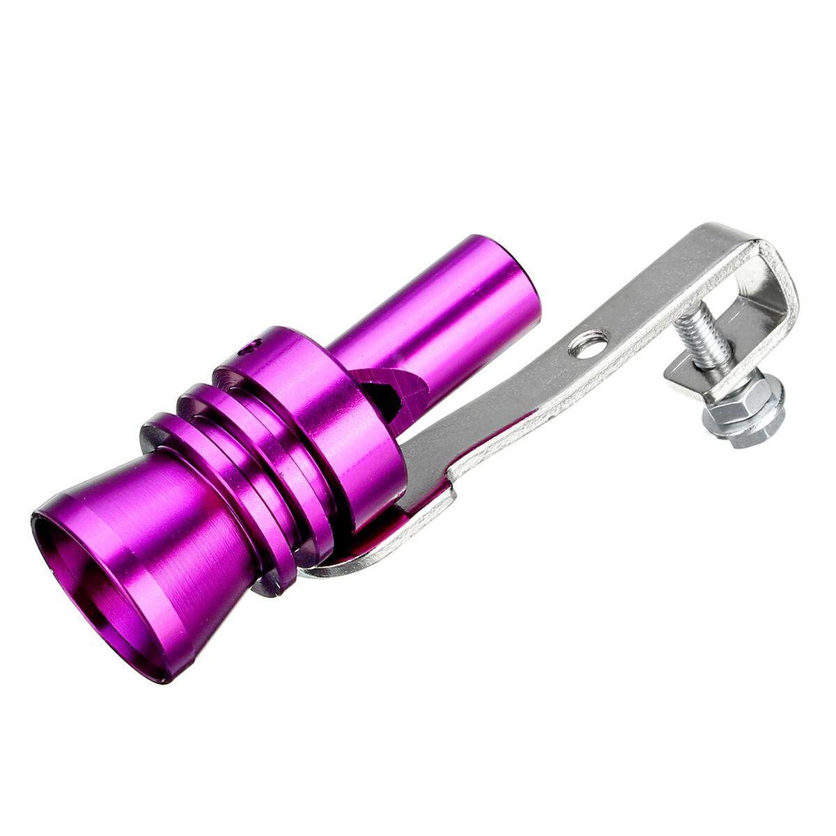 L Turbo Sound Exhaust Muffler Simulator Pipe Blow-Off Valve Tailpipe Purple L