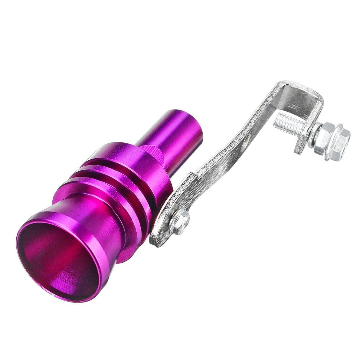 L Turbo Sound Exhaust Muffler Simulator Pipe Blow-Off Valve Tailpipe Purple L