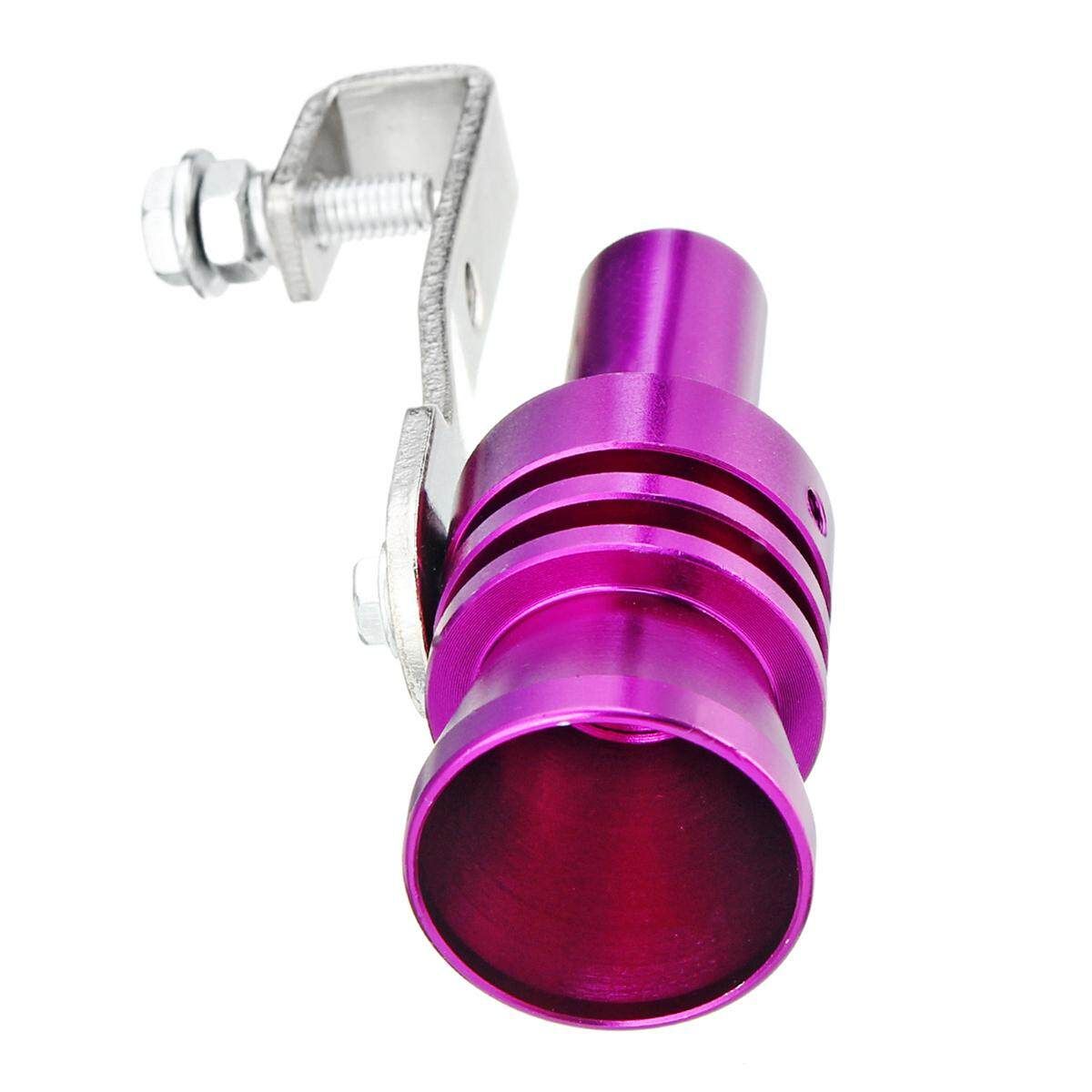 L Turbo Sound Exhaust Muffler Simulator Pipe Blow-Off Valve Tailpipe Purple L
