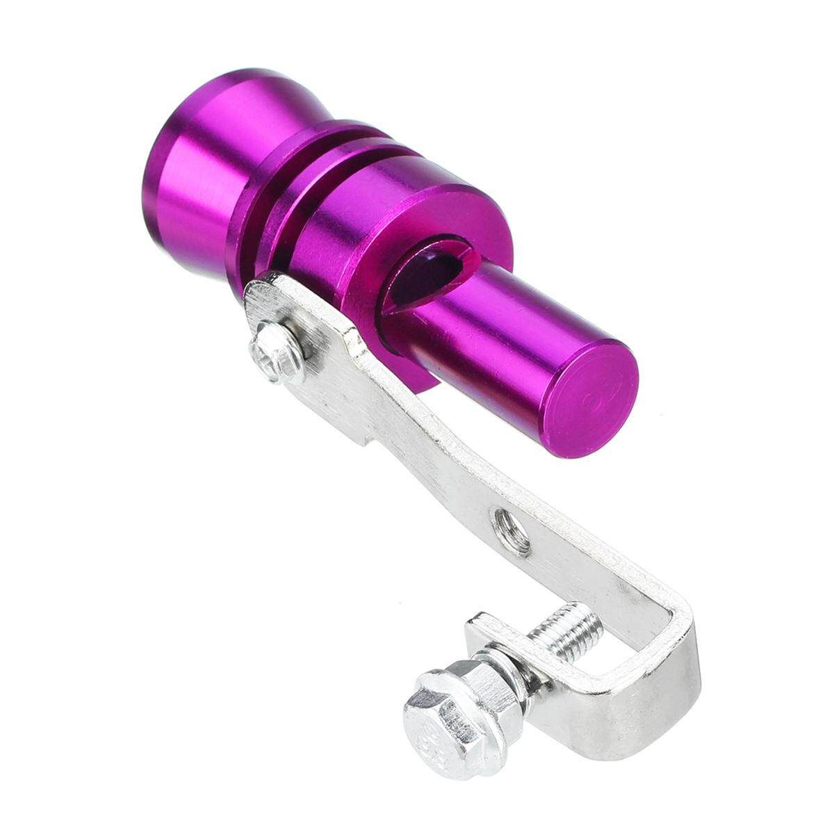 L Turbo Sound Exhaust Muffler Simulator Pipe Blow-Off Valve Tailpipe Purple L