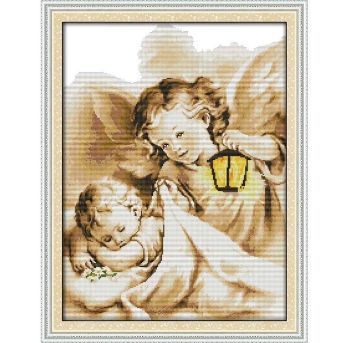 55 * 43cm DIY Handmade Counted Cross Stitch Set Embroidery N