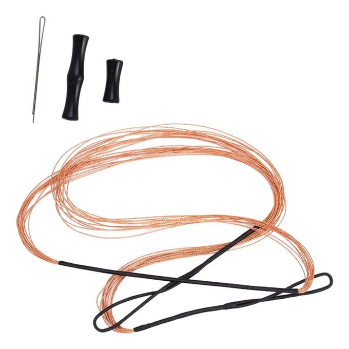 Recurve Bow String And Finger Saver, 50inch Archery Bowstring, Black