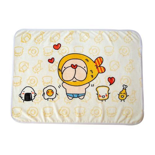 100*70CM Warm Flannel Pet Dog Cat Pad Blanket Warmin [Beige]