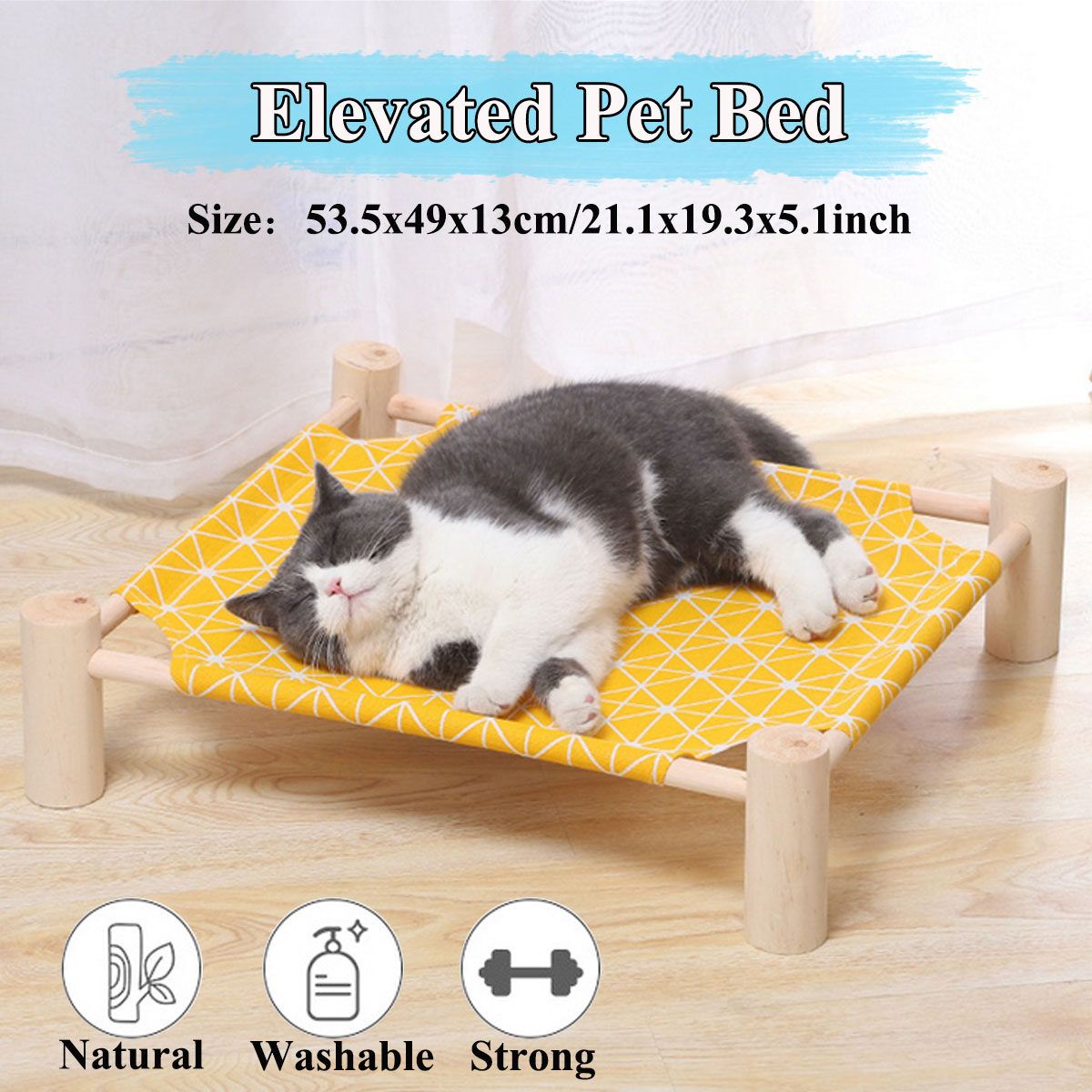 Elevated Dog Pet Bed Portable Waterproof Outdoor Raised Camping Basket Comfy Breathable Mesh