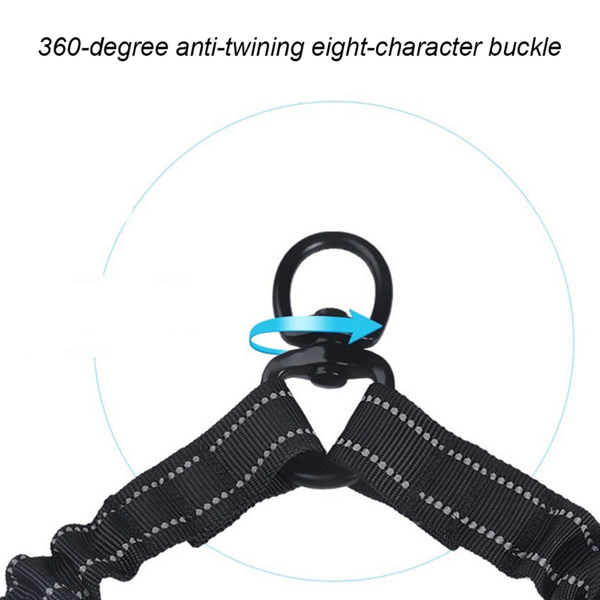 One Tow Two Leash 2 Dog Rope Elastic Cushion Dog Leash Dog
