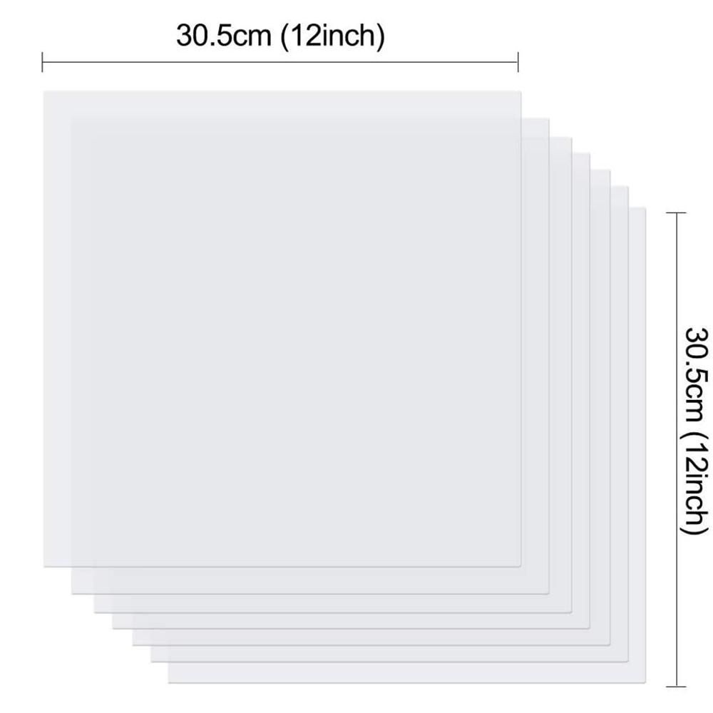 10Pcs 7Mil Blank Stencil Sheets, 12 x 12 Inch Mylar