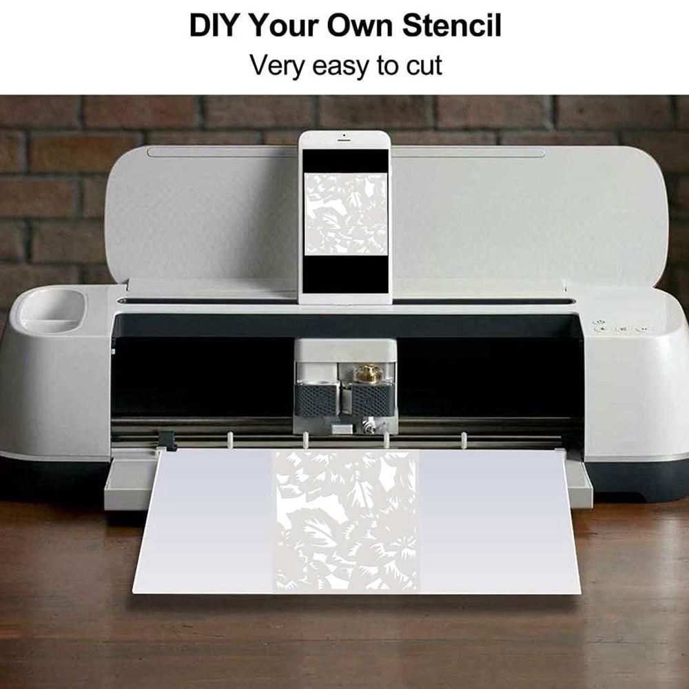 10Pcs 7Mil Blank Stencil Sheets, 12 x 12 Inch Mylar