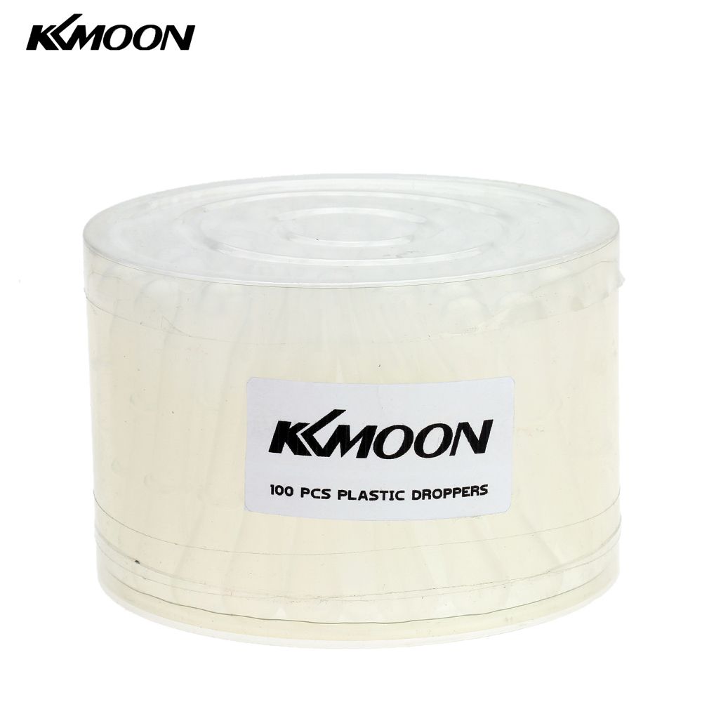 KKmoon 25PCS/100PCS Airbrush Disposable Eyedroppers Plastic