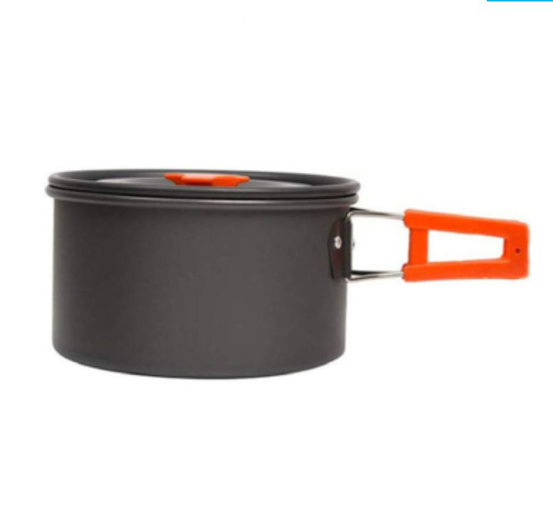 Camping Outdoor Cookware Set Incl. Kettle, Pan & Cooking Pot