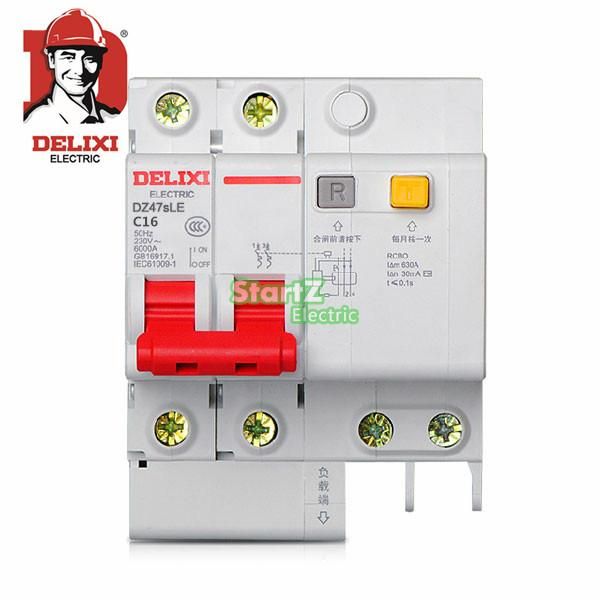 DE47LE Breaker RCD RCBO 2P Circuit 16A