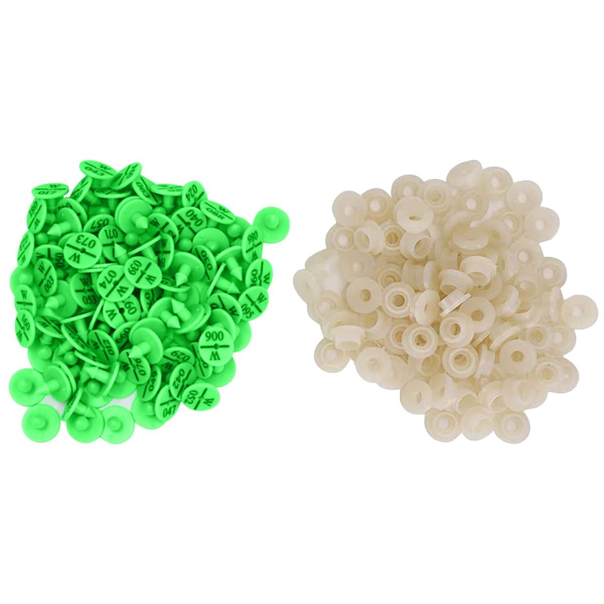 Eartags Marker Label Training Supplies For Rabbit Cow Cattle Green