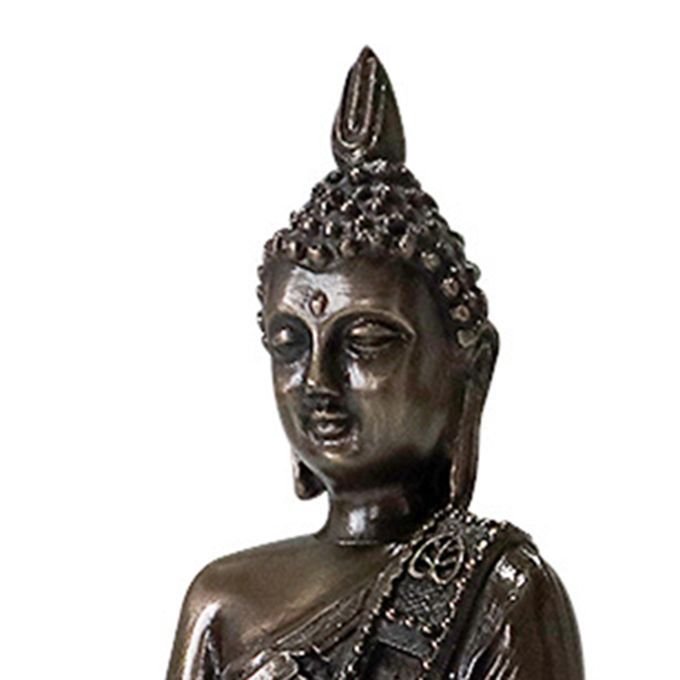 Buddha Statue Figurines Feng Shui Sculpture Yoga Meditation Zen Copper