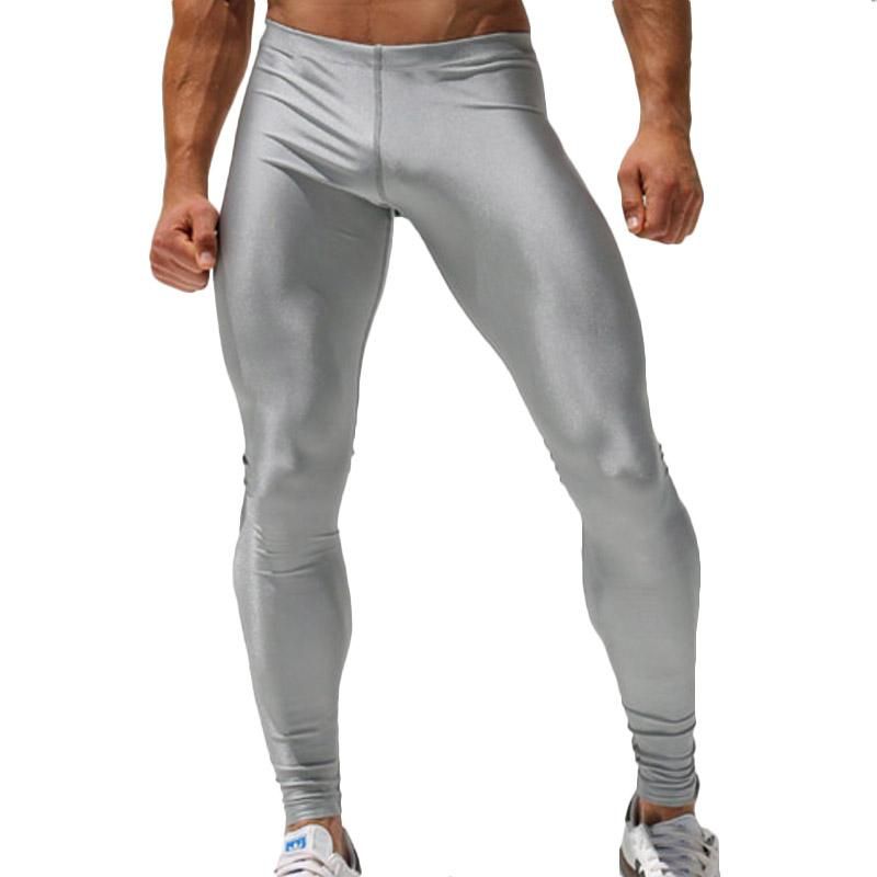 Elastic long pants for men long waist mesh tracksuit sexy design brand full length