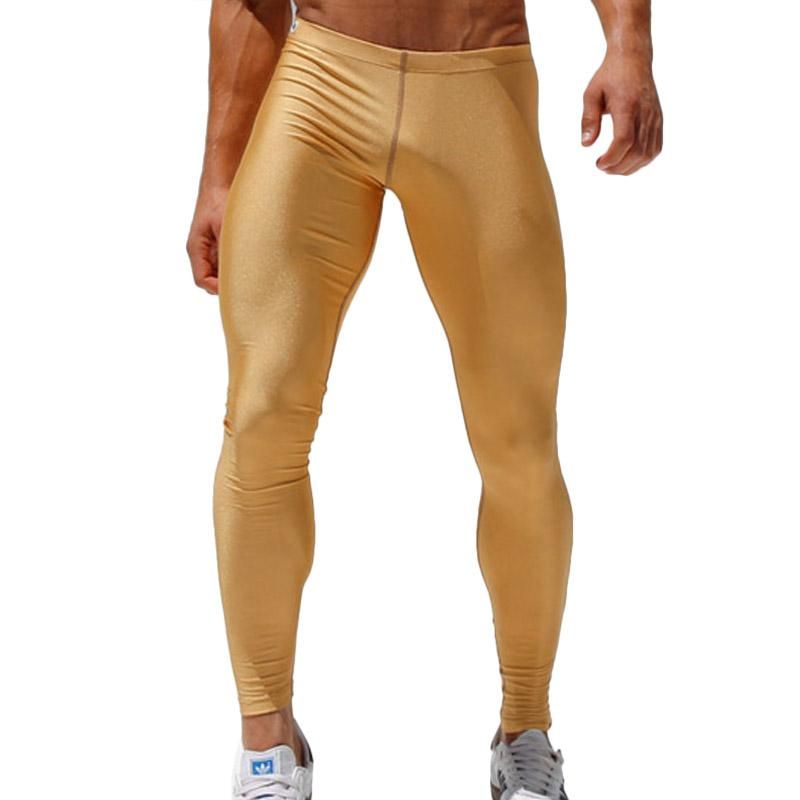 Elastic long pants for men long waist mesh tracksuit sexy design brand full length