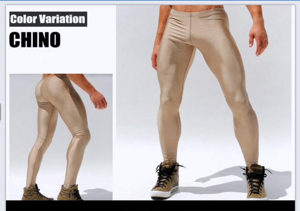Elastic long pants for men long waist mesh tracksuit sexy design brand full length