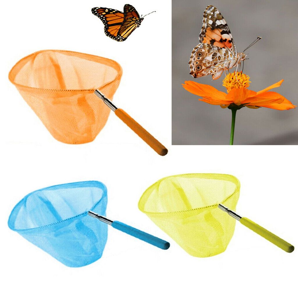 Extendable  Net Telescopic Pond Sea Butterfly Insect Bug Purple