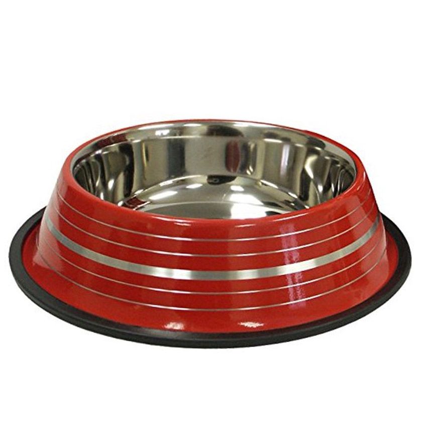 NON SKID WATER AND FOOD BOWLS WITH COLOUR