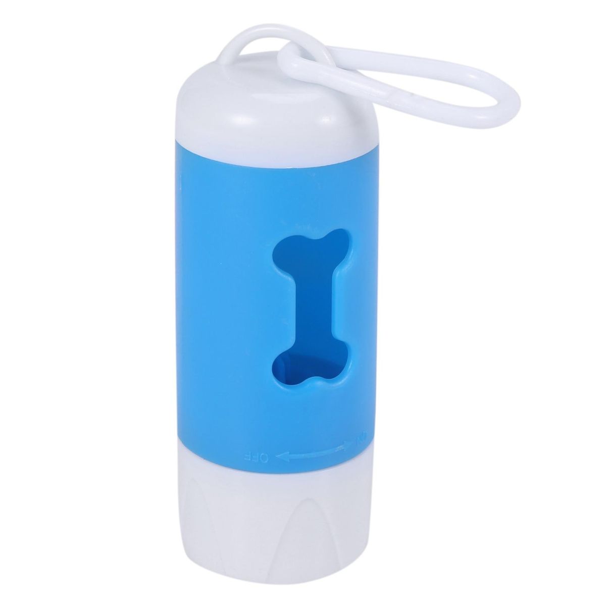 Flash Light Dispenser For Pet Dog Cat Poop Scoop Waste Bags