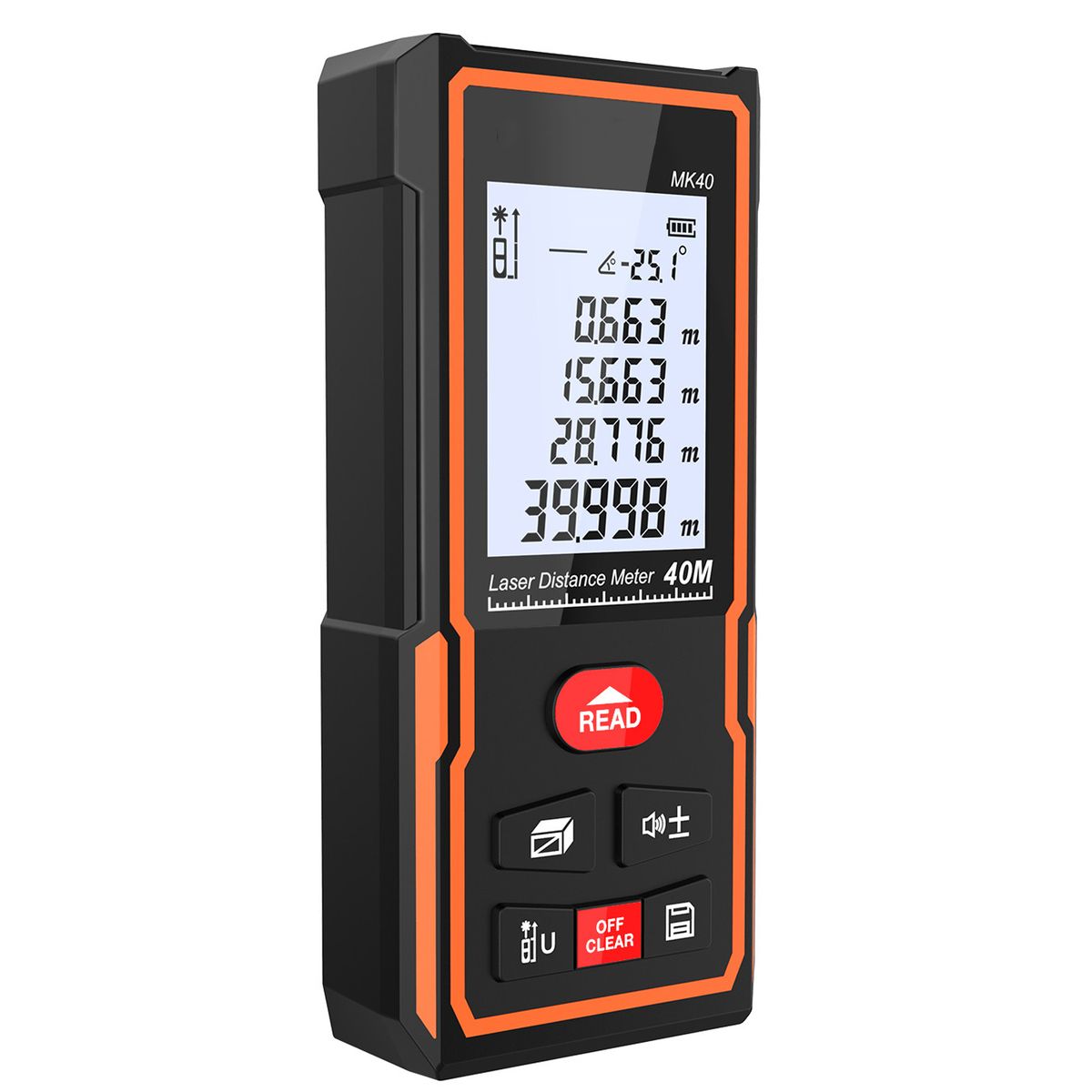 Handheld Digital Laser Distance Meter Portable Area Volume