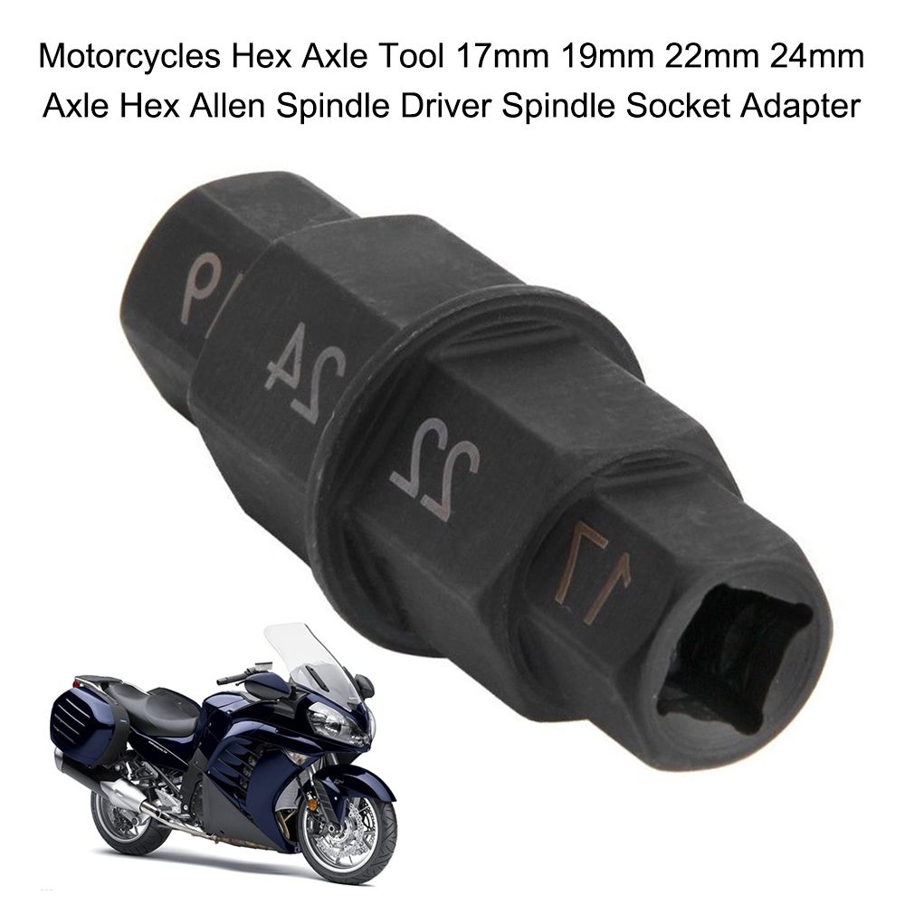 Motorcycles Hex Axle Tool 17mm 19mm 22mm 24mm Axle Hex Allen
