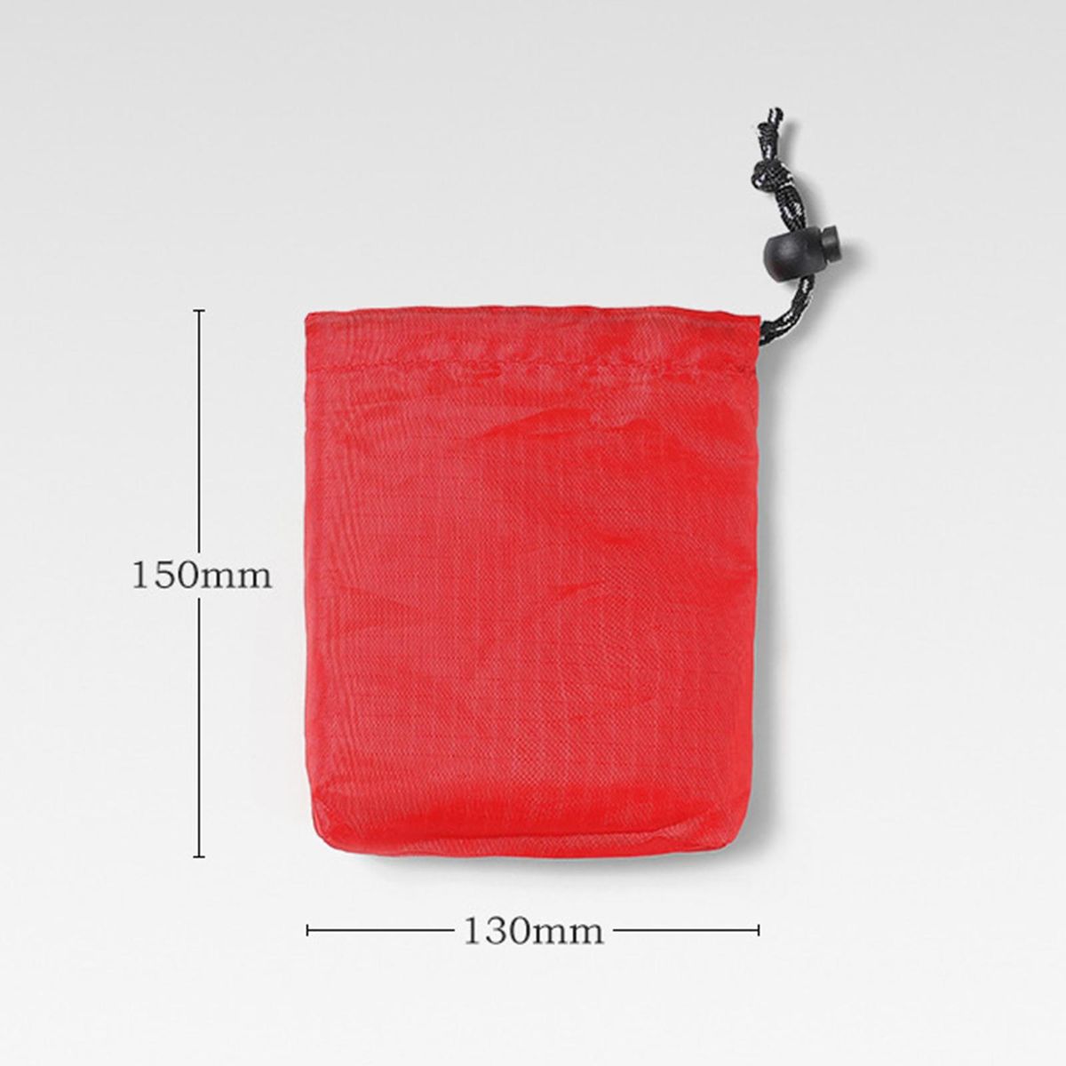 Drawstring Pouch Light Torch Rope Tools Sundries Drawstring Bag Red