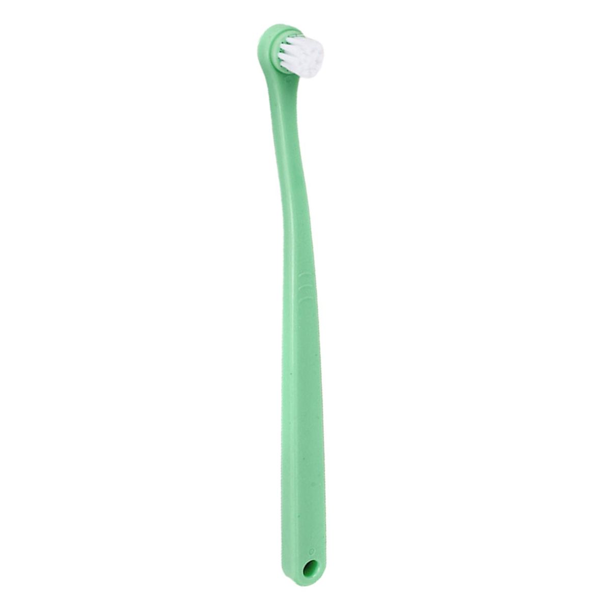 Pet Teeth Cleaning Brush Cat Toothbrush Oral Sanitary Clean Tool Green