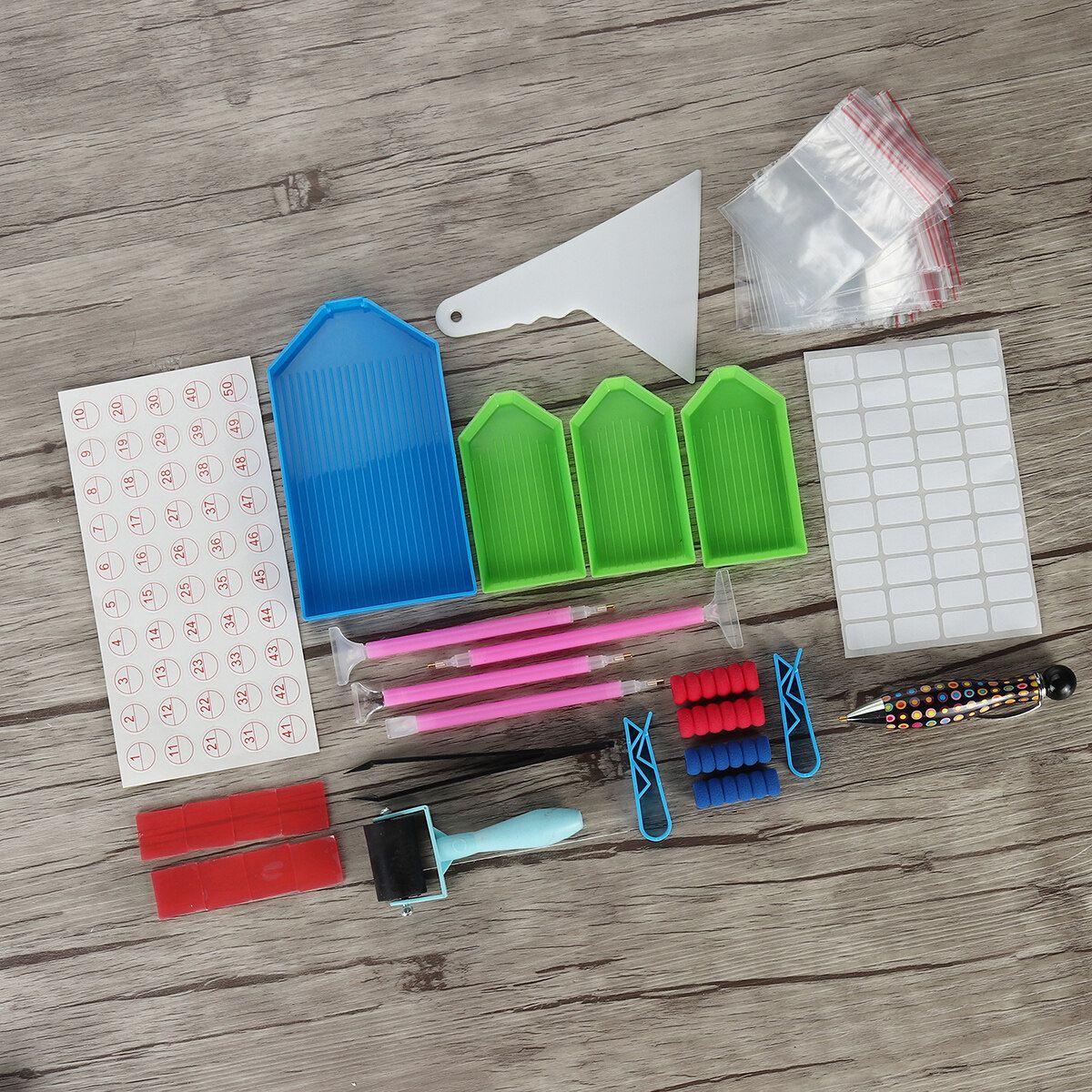 58PCS Diamond Tools Kit 5D Embroidery Accessories Set