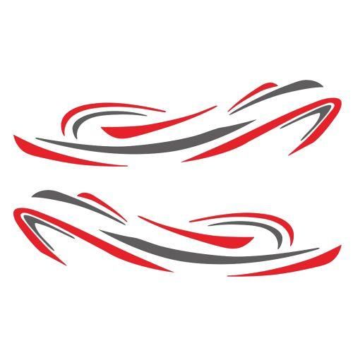 RV Motorhome Universal Body Sticker DIY Stripes Image Decal