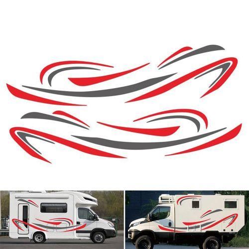 RV Motorhome Universal Body Sticker DIY Stripes Image Decal