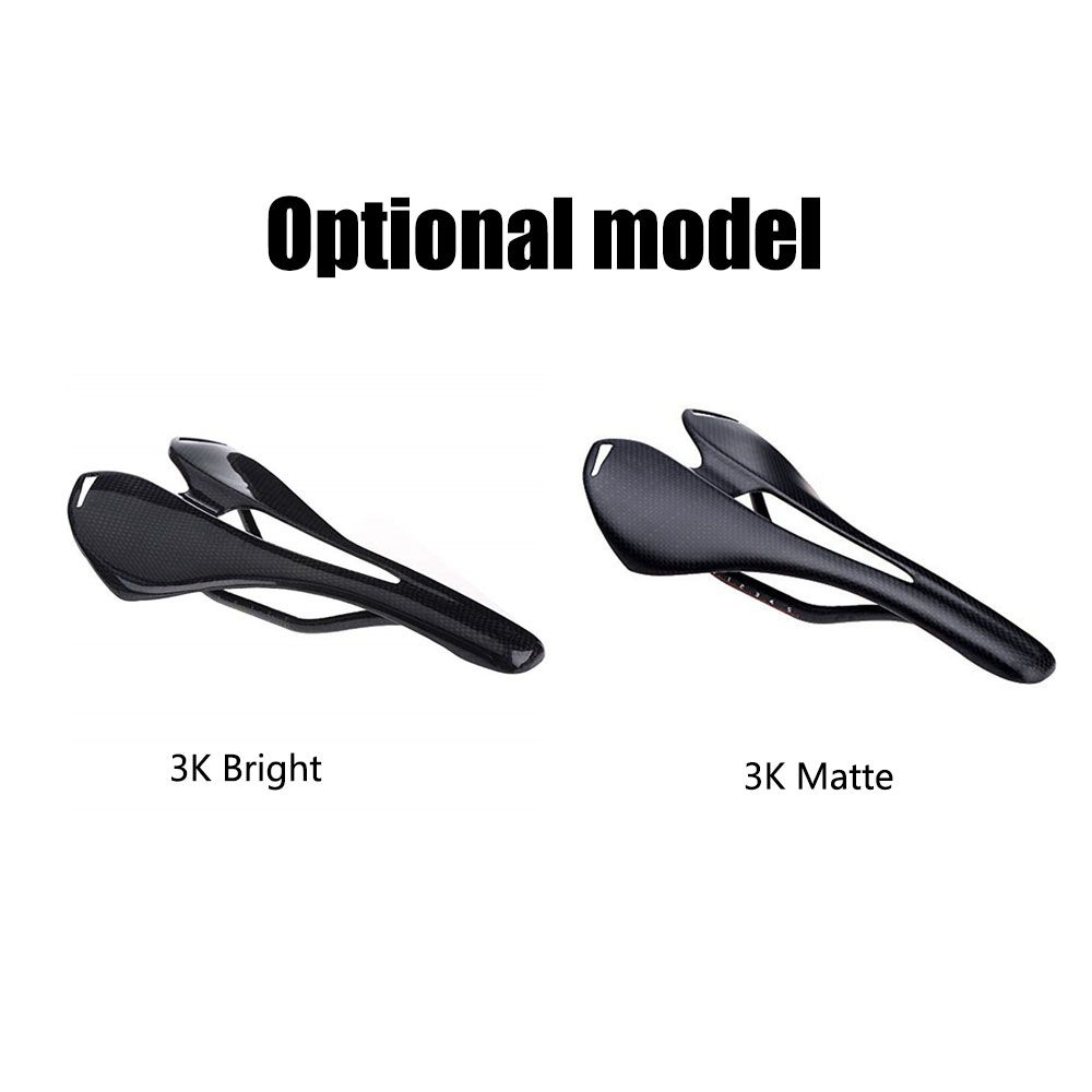 Bike Seat Lightweight Full Carbon Fiber Saddle Comfortable