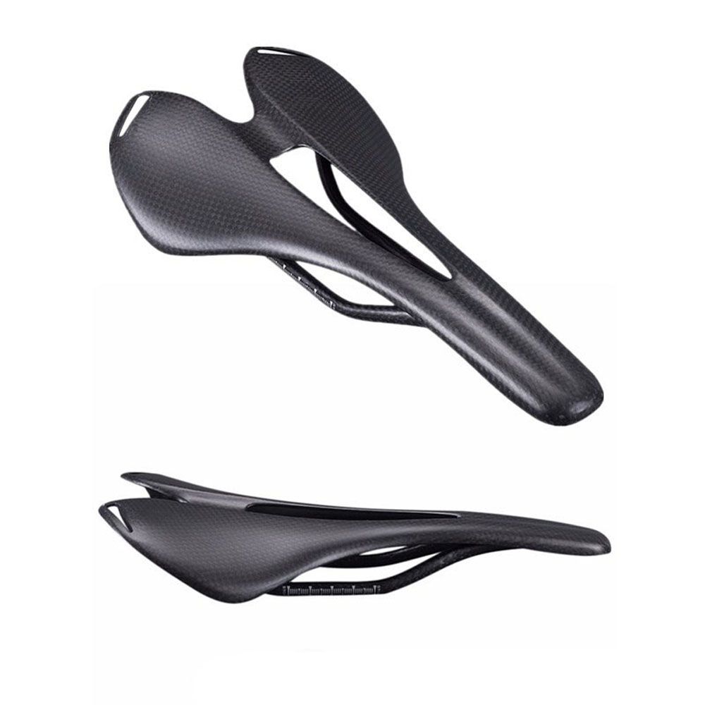 Bike Seat Lightweight Full Carbon Fiber Saddle Comfortable