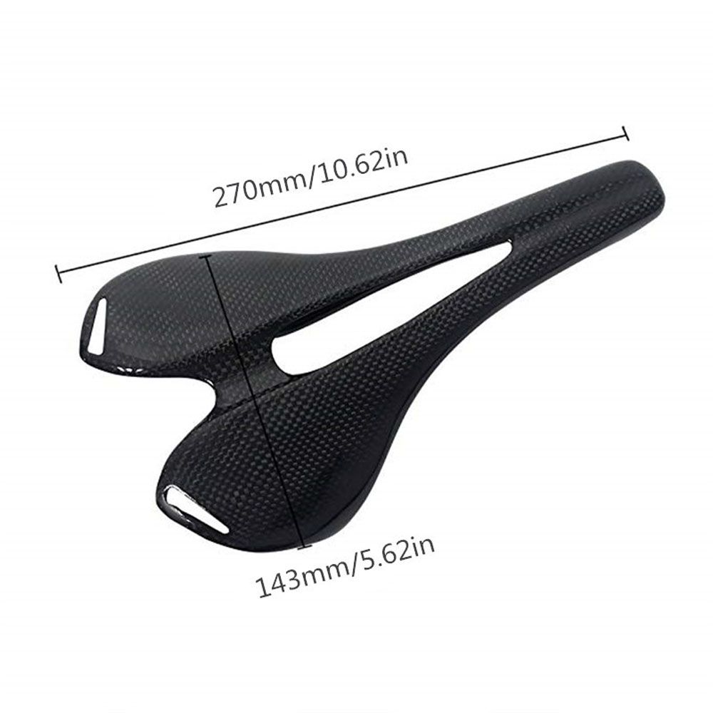 Bike Seat Lightweight Full Carbon Fiber Saddle Comfortable