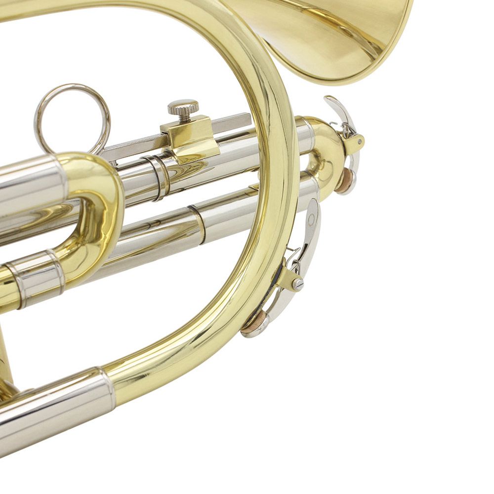 Professional Bb Flat Cornet Brass Instrument With Carrying