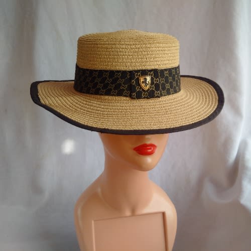 Unisex Niger-delta Fedora Hat - Brown And Black