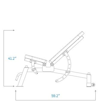 NordicTrack Adjustable Weight Workout Bench
