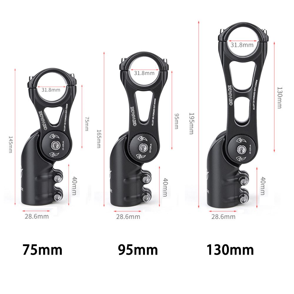 Adjustable Bike Stem Handlebar Stem Fits 31.8mm Handlebar