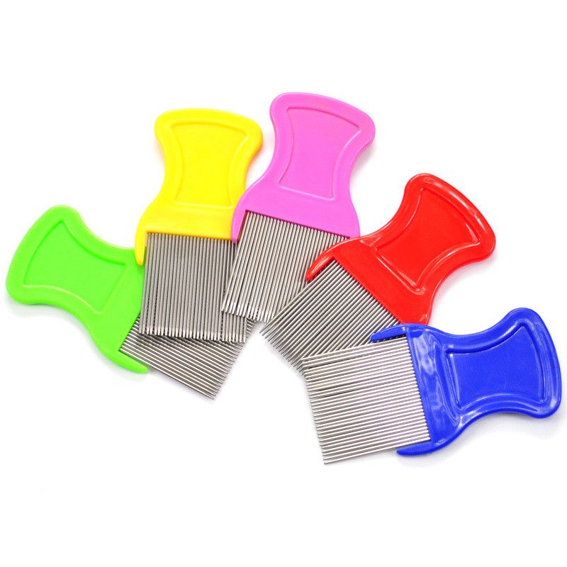 Pet Dogs Cats Lice Flea Removal Comb Brush Steel Pet Hair