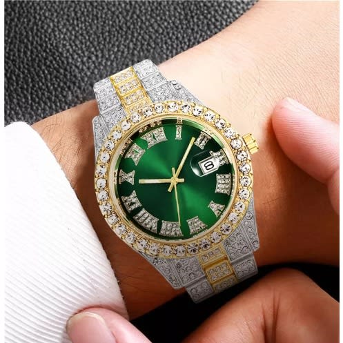 Rhinestone Stone Wristwatch