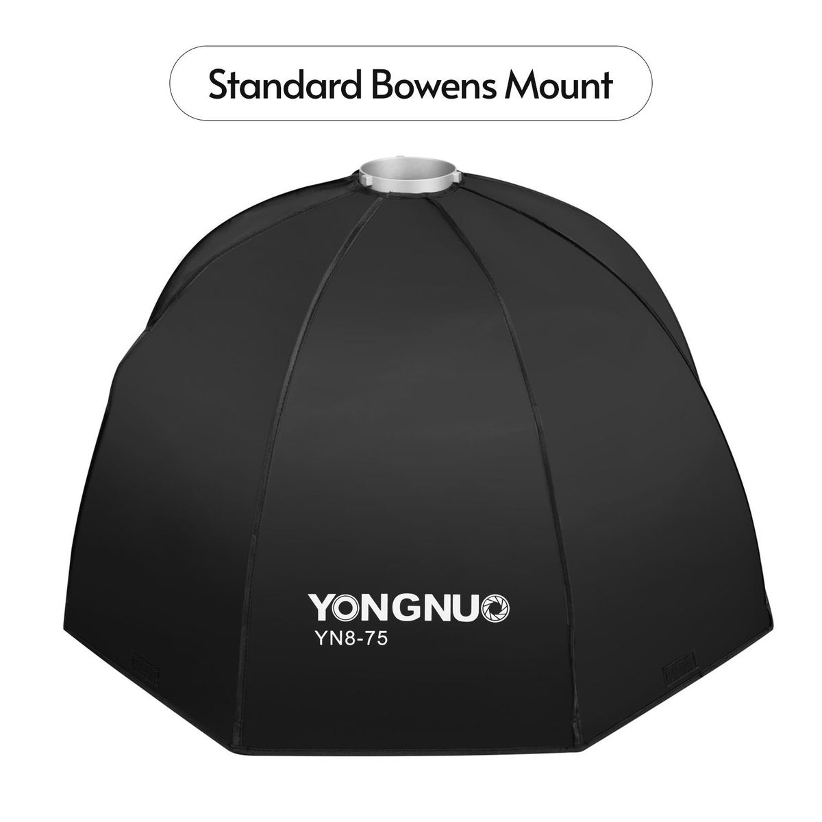 YONGNUO YN8-75 75cm/30in Octagon Photography Softbox with Bowens Mount Removeable Diffuser Carrying Bag for Studio Portrait Product Photography Live Streaming